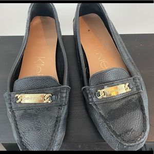 CALVIN KLEIN 7.5US leather loafers